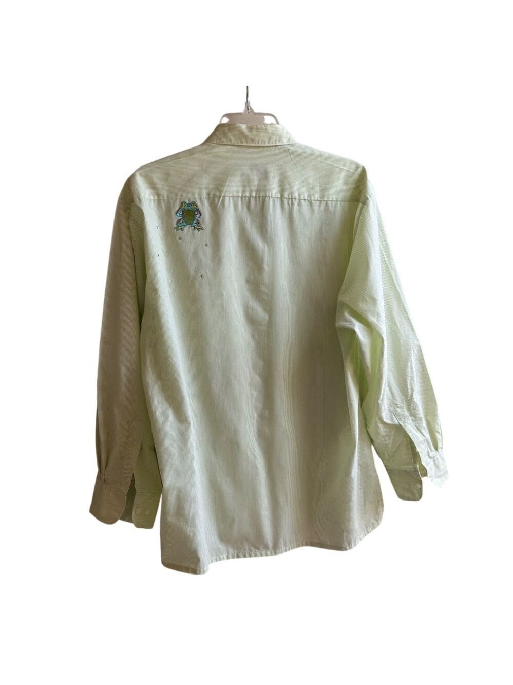 Vintage Y2K Mili Designs Blouse with Whimsical Embroidered Frogs! - Picture 10 of 11